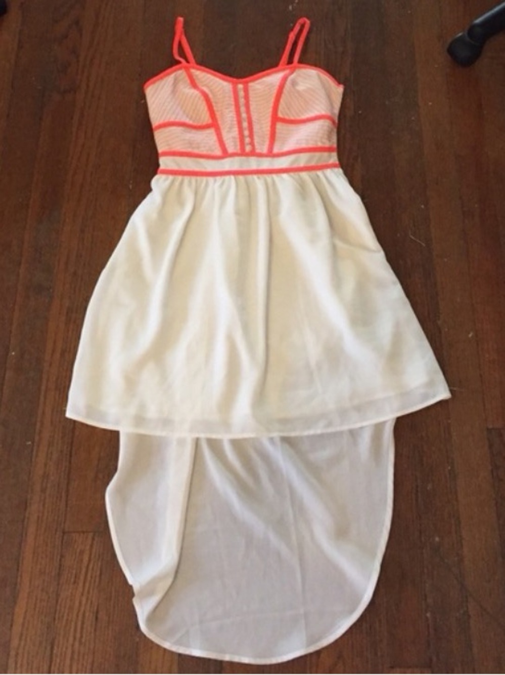 Sugarlips NWOT Contrast Hi-Low Bustier Dress